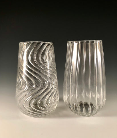 His and Hers Stemless Glass Set